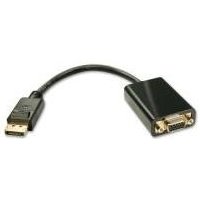 Lindy DisplayPort to VGA Adapter - Externer Videoadapter - D-Sub, DisplayPort - Schwarz (41006)