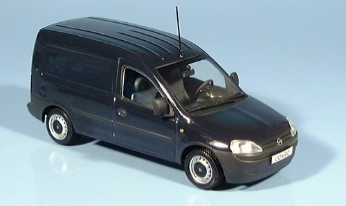 Opel Combo Van, dunkelblau, 2002, Modellauto, Fertigmodell, Minichamps 1:43