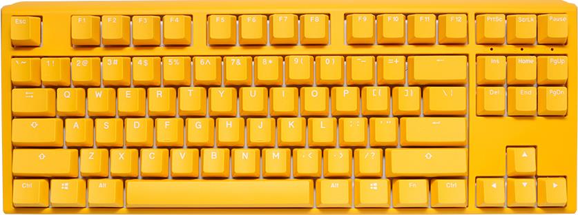 Ducky One 3 Yellow TKL Gaming Tastatur, RGB LED - MX-Blue (US)