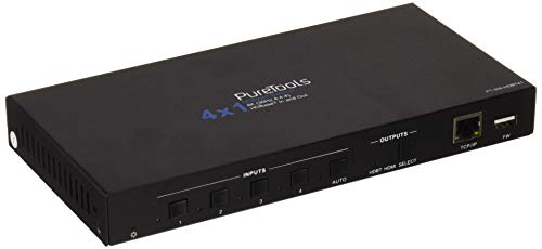 PureTools SW-HDBT41 - 4x1 HDBaseT Switcher inkl. Scaler