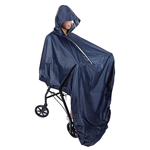 Regenhülle für Rollstühle mit Kapuze Wasserdichter Regenmantel für weiche Rollstühle