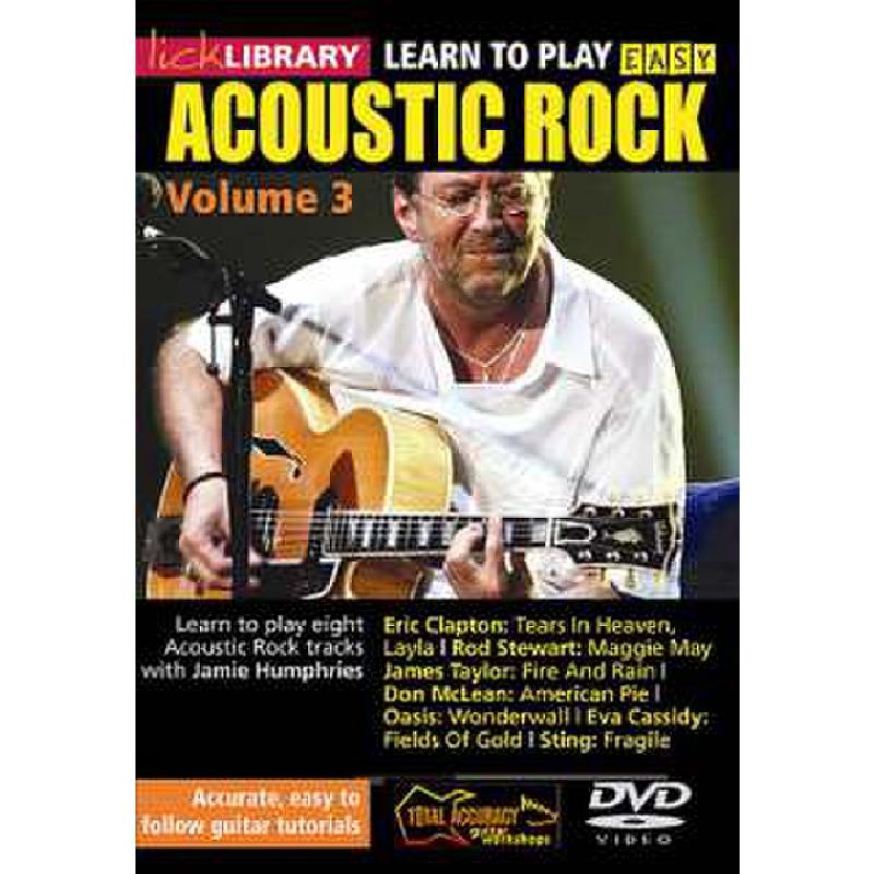 Learn to play easy acoustic Rock 3