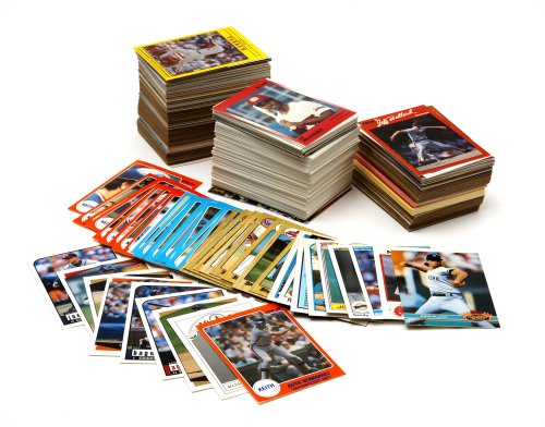 Topps Baseballkartensammlerbox mit über 500 Karten
