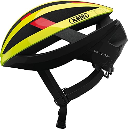 Abus Viantor Road Helmet neon Yellow Kopfumfang S | 51-55cm 2019 Fahrradhelm