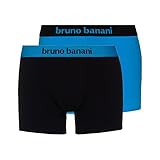 bruno banani - Flowing - Short - 2er Pack (7 Aqua Blue / Schwarz)