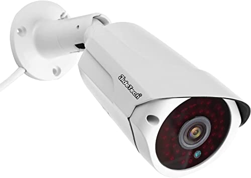 JideTech 5MP Outdoor Überwachungskamera, PoE Kamera, IP66 Wetterfest, 20m Nachtsicht, Überwachungskamera mit Bewegungserkennung, H.265 Videokompression
