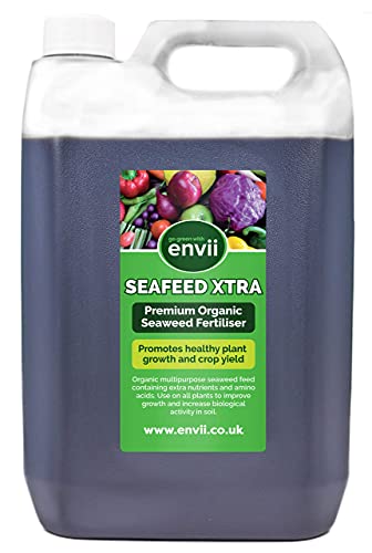 Envii Seafeed Xtra - Premium bioaktiver Seetang-Flüssigdünger und Wachstumsbeschleuniger (5L)