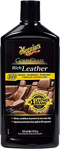 Meguiars Gold Class Leather Cleaner & Conditioner Lederpflege, 414ml