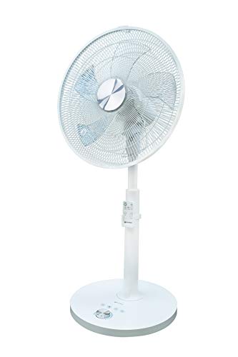 Grunkel Fan Silence Plus Standventilator mit Fernbedienung 12 Geschwindigkeitsstufen, elektronische Steuerung und Timer.