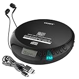 Coby CD-191-BLK Portable Anti-Skip/Compact CD Player
