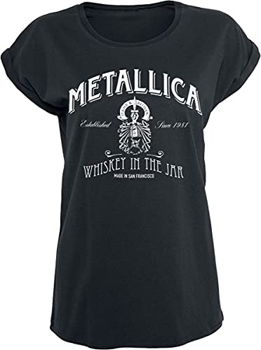 Metallica Whiskey In The Jar Frauen T-Shirt schwarz 3XL 100% Baumwolle Band-Merch, Bands