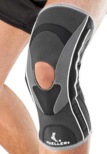 Mueller HG 80 - Kniebandage für den Sport - gepolstert - Stabilisierung bei Kniescheibenluxation Medium