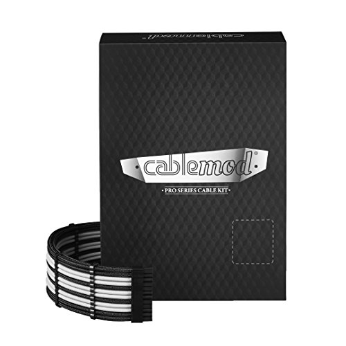 CableMod PRO ModMesh C-Series RMi & RMX Cable Kit - schwarz/weiß