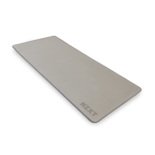 NZXT Mouse Pad MXP700 - MM-MXLSP-GR - 720MM X 300MM - Schmutzabweisende Beschichtung - Reibungsarme Oberfläche - Weiche und Glatte Oberfläche - rutschfeste Gummibasis - Grau
