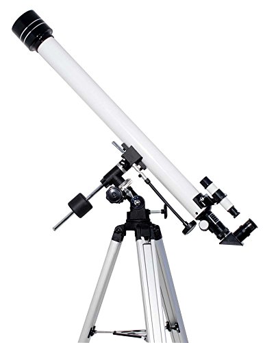 TS-Optics Einsteiger Refraktor Teleskop R 60/900 mm EQ-1 Komplettpaket Inclusive viel Zubehör, Star609
