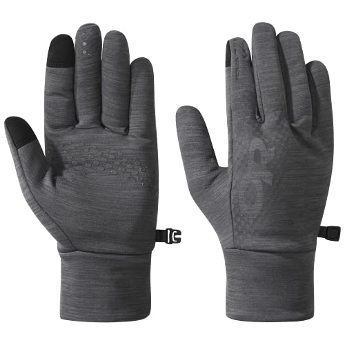 Outdoor Research Herren M's Vigor Midweight Sensor Handschuhe Handschuheinlagen, Dunkelgrau meliert, Medium