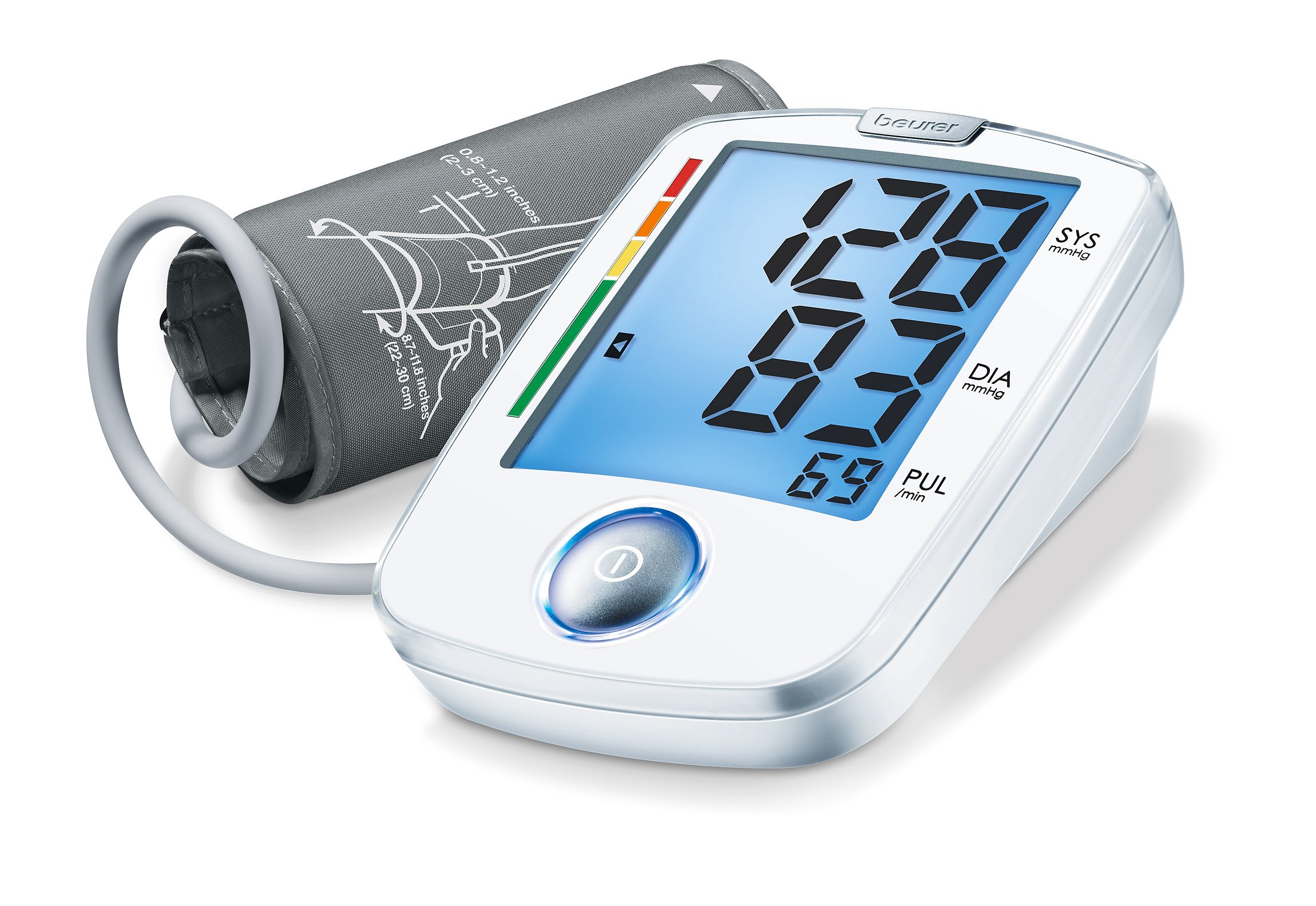 Beurer BM 44 vollautomatisches Blutdruck- und Pulsmessgerät, für die Messung am Oberarm mit Ein-Knopf-Bedienung für eine einfache Anwendung | 1er pack