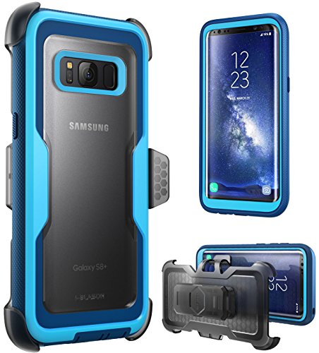 I-Blason Galaxy S8 Plus Fall, [ArmorBox] [Full Body] [Heavy Duty Schutz] stoßabsorbierender/Bumper Case ohne Displayschutzfolie für Samsung Galaxy S8 Plus 2017 Release, blau