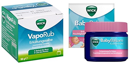 Wick Eltern-Baby-Set (Erkältungssalbe plus Babybalsam)