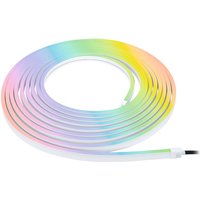 Paulmann 94562 Plug & Shine LED Außenleuchte Stripe Smart Home Zigbee Smooth IP67 10m incl. 1x39 W dimmbar RGBW Farbsteuerung Weiß Kunststoff 3000 K