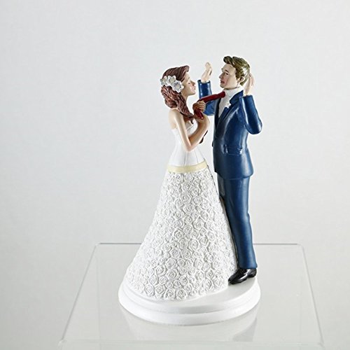 Dekora - Lustiges Brautpaar Figur für Hochzeitstorte 20 cm