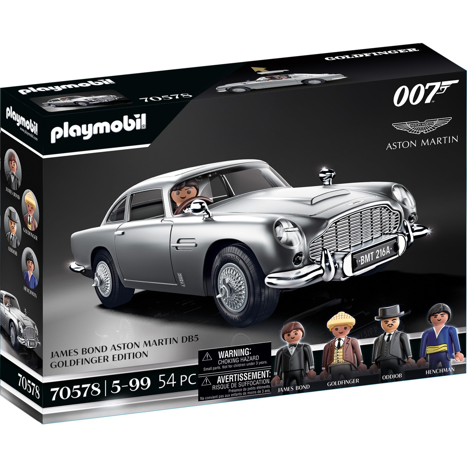 70578 Famous Cars James Bond Aston Martin DB5 - Goldfinger Edition, Konstruktionsspielzeug
