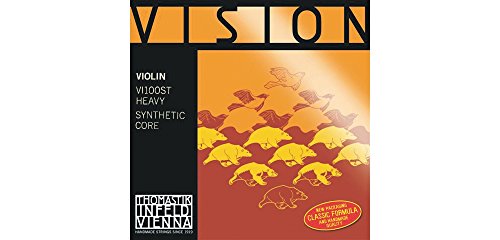 Thomastik 634126 Saiten für Violine Vision Synthetic Core, Satz 4/4 Stark