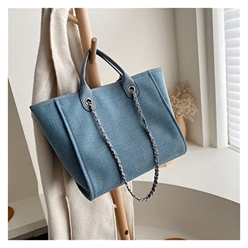 PURRL Damentasche, große Kapazitätstasche, Trendige Frauen, vielseitige kleine Menge, Umhängetasche, luxuriöse Designer-Handtaschen, Trendige Frauen 2023 (Color : Blue)