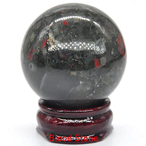 40MM Naturedelsteine ​​Kugelkristalle   Home Decoration Chakra Stones Sphere Rocks Mineral-Blood Stone