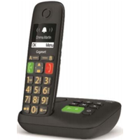 Gigaset E290A - Schnurlostelefon - Anrufbeantworter mit Rufnummernanzeige - ECO DECTGAP - Schwarz (S30852-H2921-B101)