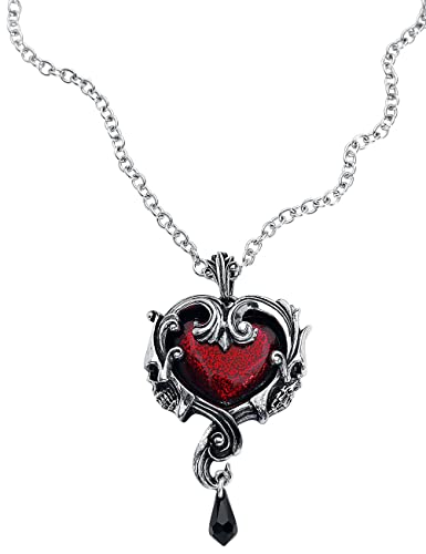 Alchemy Gothic Affaire du Coeur Frauen Halskette silberfarben