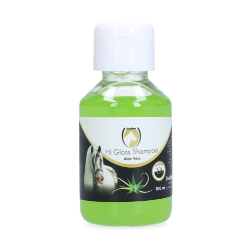 Excellent Hi Gloss Shampoo Aloe Vera - Hilft dem Pferd bei trockener Haut - Geeignet für Pferde – 100 ml