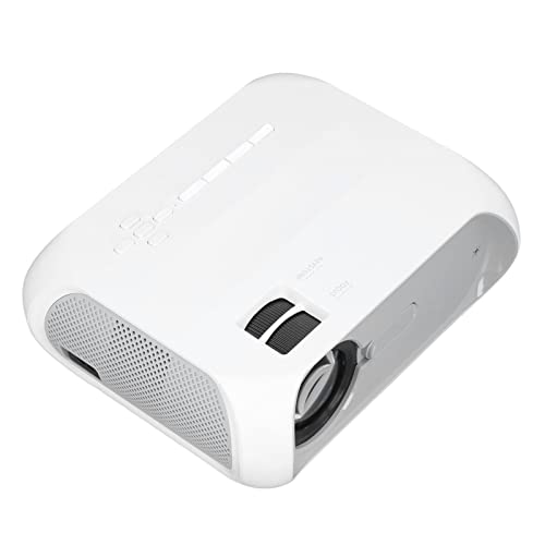 AXOC WiFi-Projektor, intelligente Projektor-Bildkorrektur, Skalierung von Stereo-Surround-Lautsprechern für den Desktop EU-Stecker