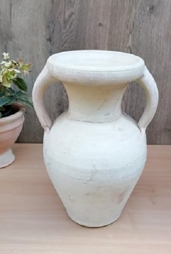 2.Wahl ! Rustikale Amphore ca. 38 cm aus Terracotta Terrakotta Vase Krug Deko Liegeamphore Blumentopf Pflanzgefäß