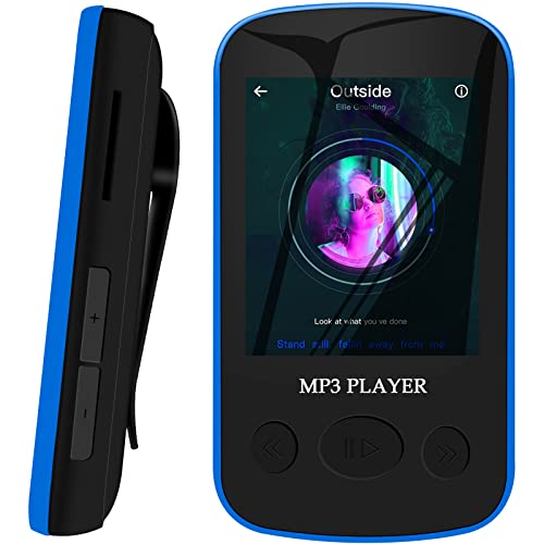 32GB Leichter Sport MP3 Player - Mini Wearable Aiworth Musik Player mit Bluetooth 5.0, HiFi Sound, Kleiner Clip MP3 Player zum Laufen, Joggen, unterstützt bis zu 128GB
