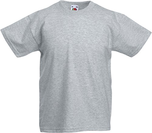 10 Fruit of the Loom T-Shirt S-XXXL in verschiedenen Farben M,Grau