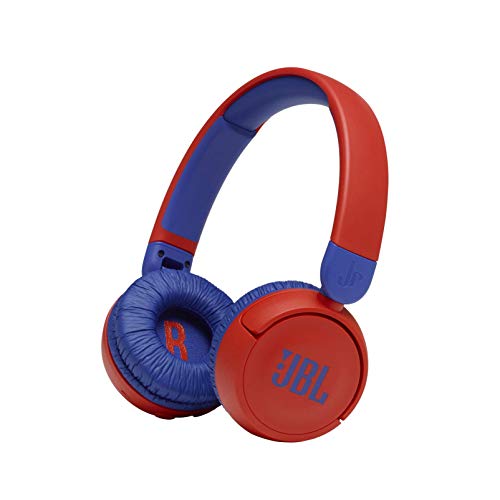 JBL JR 310 BT Kinder On Ear Kopfhörer Faltbar, Lautstärkebegrenzung, Lautstärkeregelung Rot, Blau