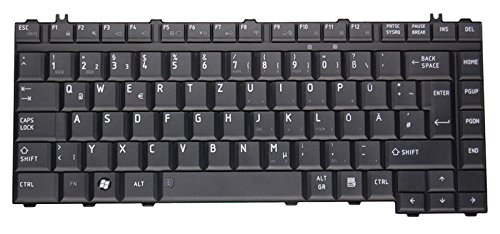 NExpert deutsche QWERTZ Tastatur Toshiba Satellite Pro S300 Serie DE Neu Schwarz matt