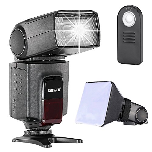 Neewer TT560 Speedlite Blitz Kit für Canon Nikon Sony Pentax DSLR Kamera mit Standard-Blitzschuh, beinhaltet: (1) TT560 Blitz + (1) Blitz Diffusor + (1) Fernbedienung