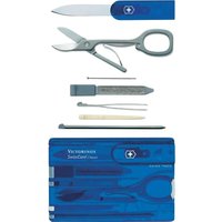 Victorinox SwissCard Classic Kosmetik- & Maniküre-Etui Blau - Transparent ABS Synthetik (0.7122.T2)