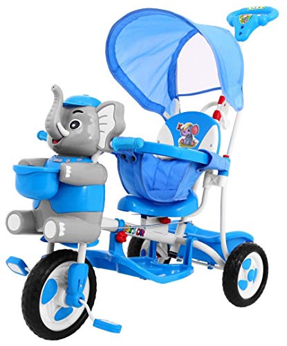Kinder Dreirad, Tricycle, Dreirad für Kinder - Elefante - Blau