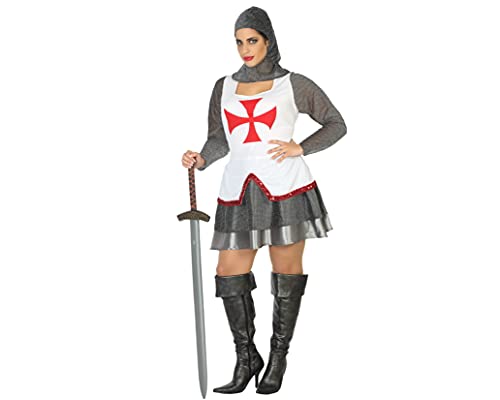 ATOSA 39357 Kreuzzug-Ritter Kostüm, Damen, mehrfarbig, XL