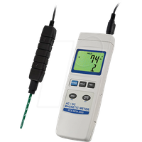 Radiometer PCE-MFM 3000 Speicherfunktion Data-Hold Funktion Anzeige der Polung