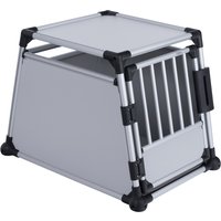 Trixie Transportbox Aluminium - B 63 x T 90 x H 65 cm (Größe M-L)