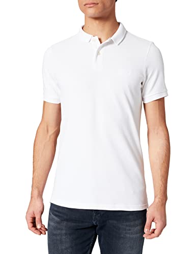 Superdry Mens Classic Pique S/S Polo Shirt, White, S