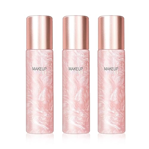 Glamstay+ Makeup Setting Spray, Makeup Setting Spray for Face,Matte Finishing Spray Long Lasting Face Mist,Moisturizing And Hydrating Refreshing Oil Control Long-Lasting Makeup Setting (3PCS)