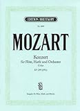 HENLE VERLAG MOZART W.A. - CONCERTO FOR FLUTE, HARP AND ORCHESTRA C MAJOR KV 299 (297C) Klassische Noten Querflöte