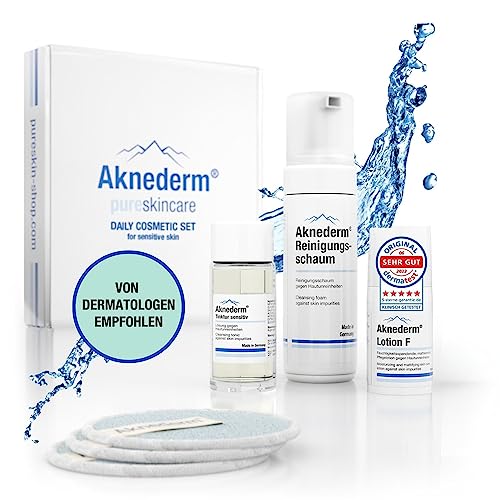 Aknederm Daily Cosmetic Set for sensitive skin, 230 ml
