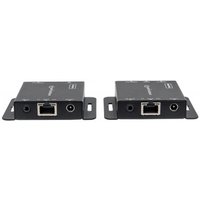 Manhattan HDMI over Ethernet Extender Kit (HDMI-Signalverlängerung (1080p bis zu 50 m) über ein Cat6-Netzwerkkabel / Infrarot-Unterstützung ) 207461