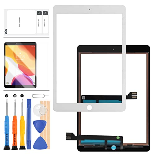 -Touchscreen Compatible für iPad Pro 9,7 Zoll (24,6 cm), Touchscreen (kein LCD), Touch-Digitalisierer, Glas--Teile für iPad Pro 9,7 Zoll (24,6 cm), A1673, A1674, A1675 (weiÃŸ)